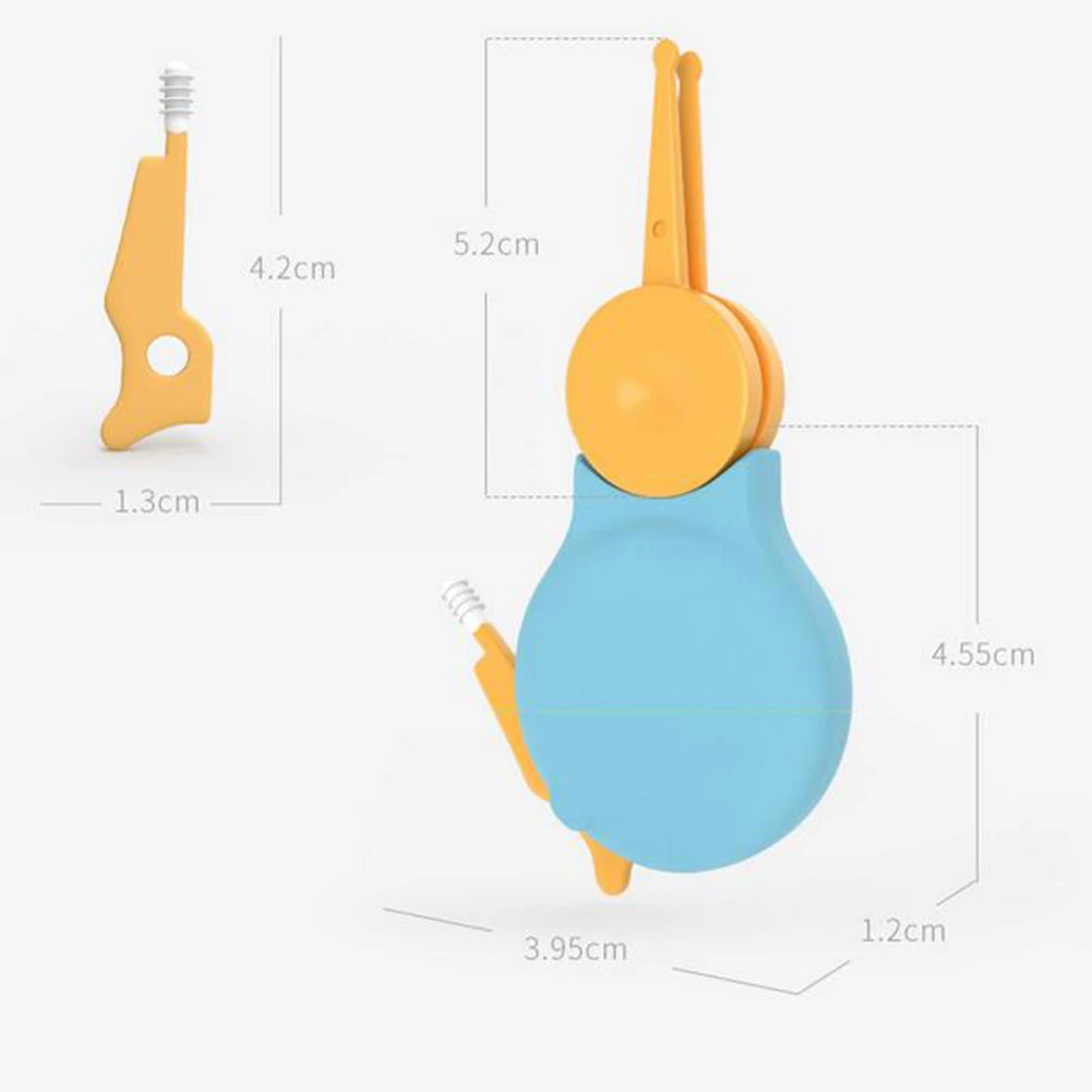 2 в 1 клипса для чистки новорожденных детей безопасные круглые наконечники носа и