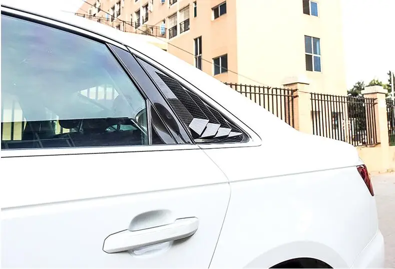 Для AUDI A4 2016-2019 Седан ABS задней двери оконные шторы жалюзи Рамка оконный порог