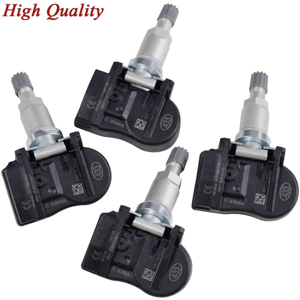 4 шт. датчик давления в шинах 68078768AA 56029481AA/AB TPMS сенсор для Jeep Grand Cherokee Liberty Патриот компасы Commander
