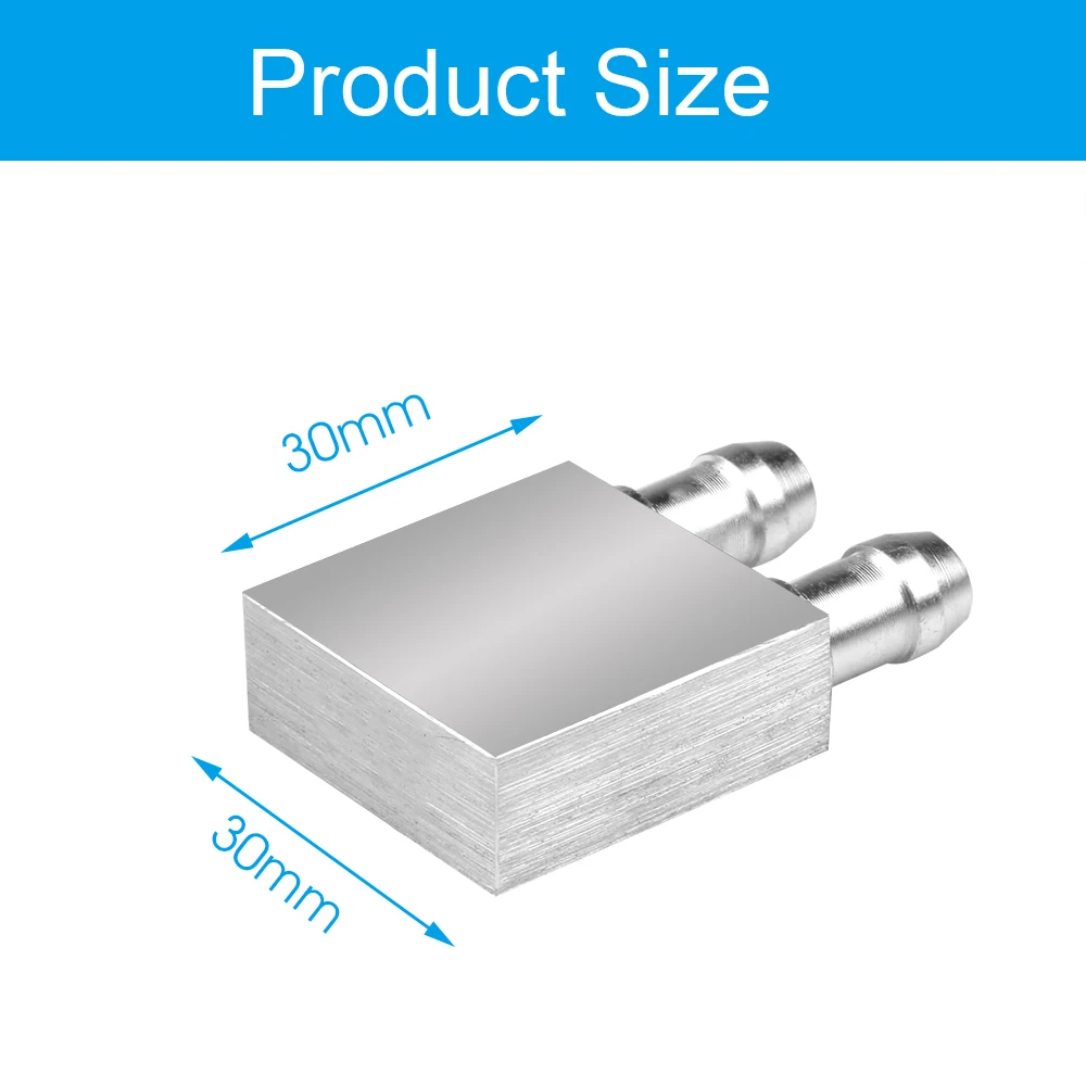Блок водяного охлаждения 30*30 мм для жидкостной воды система теплоотвода