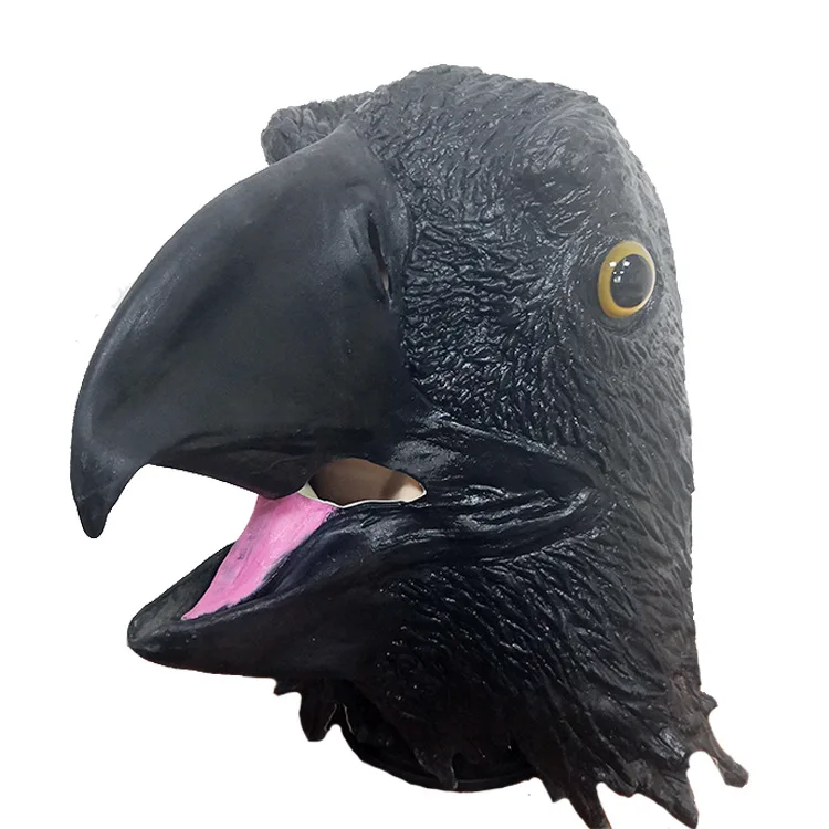 

Unisex Adult's Mask for Halloween Animal Series Eagle Latex Fabric Soft Breathable Mask for Theme Party or Stage Performance