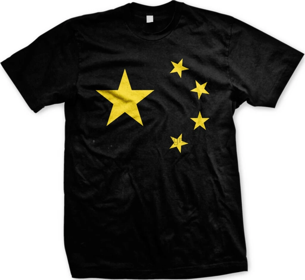 Китайские звезды Флаг символ китайский пиратский национальный Мужская