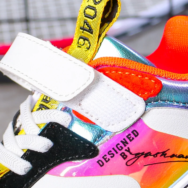 J & G 2020 Anak Olahraga Sepatu Musim Semi Baru Anak Laki-laki Anak Perempuan Putih Sepatu Anak Kulit Sepatu Kasual Fashion anak-anak Sepatu