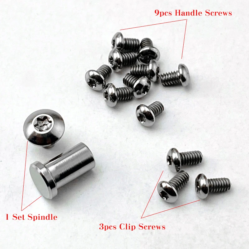 Full Set Custom Made Titanium Alloy Knife Handle Screws for Benchmade 940 Osborne Direct Fit Screw Spindle Pocket EDC DIY Parts | Спорт и