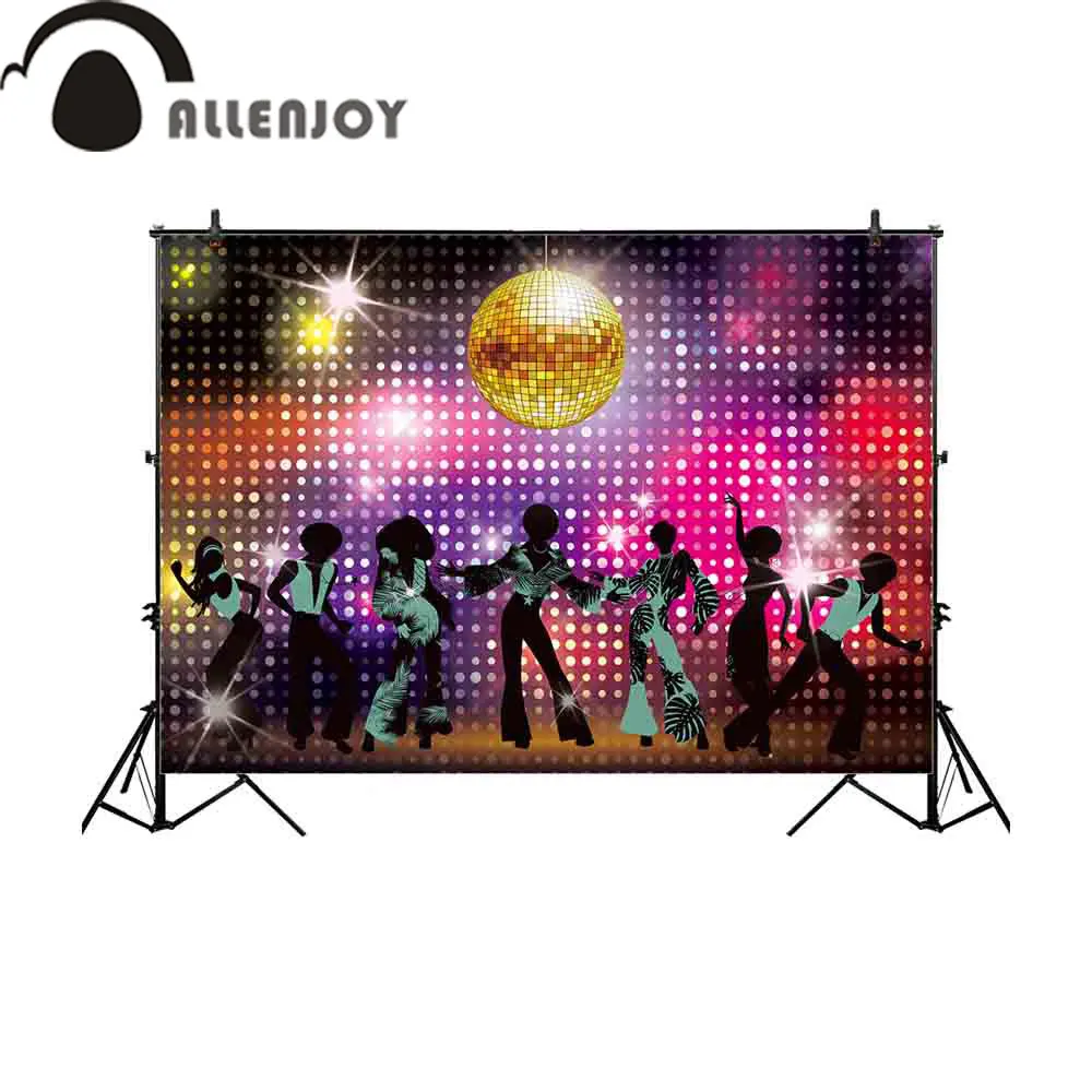 Фон Allenjoy для фотосъемки в стиле ретро 80-х Виниловый фон студийной с изображением