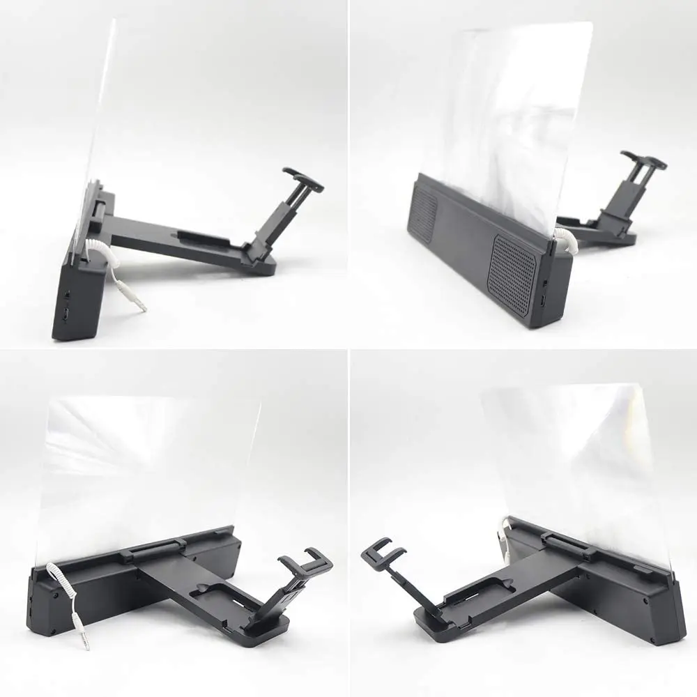 l5 12inch phone screen magnifier smartphone movies amplifier with foldable phone stand free global shipping