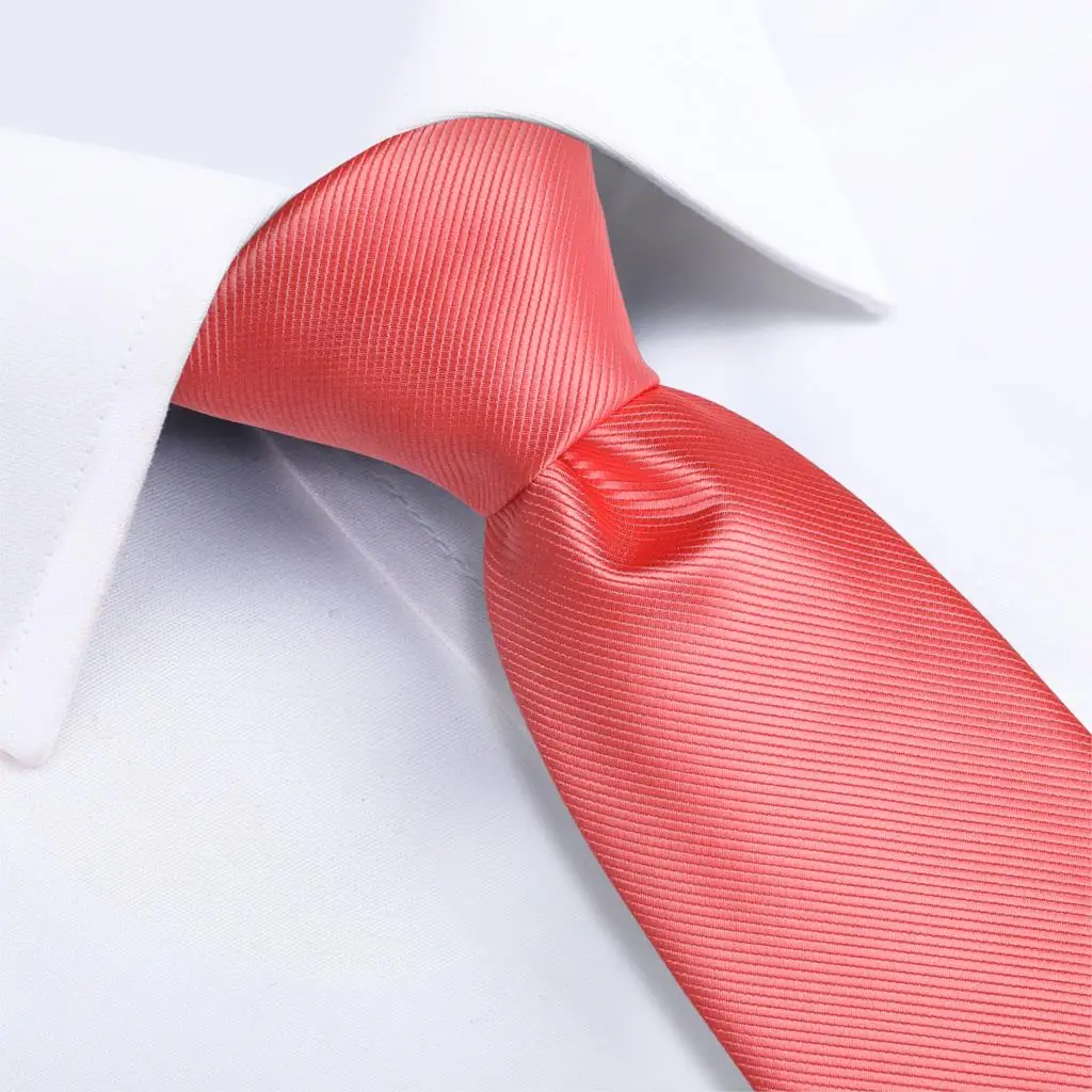 Мужской галстук розовые однотонные шелковые галстуки для мужчин Свадебный