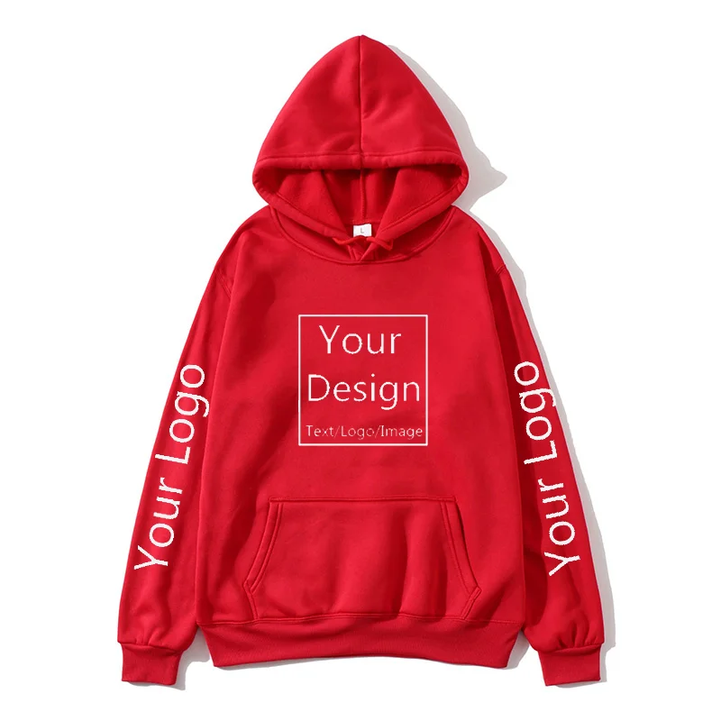 

2021 Men/Women Custom hoodies DIY Text Logo Image Print High Quality Clothing Customized Sport Casual Sweatshirt Size S-3XL