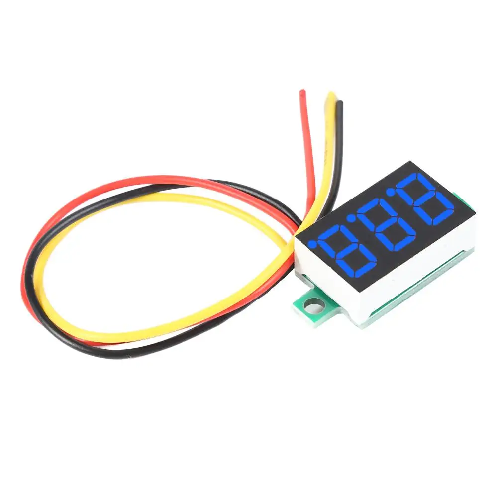 

0.36 inch LED Three-Wire Mini Digital Voltmeter Voltage Meter Volt Detector Tester Panel Protection Digital Voltage Tester Tools