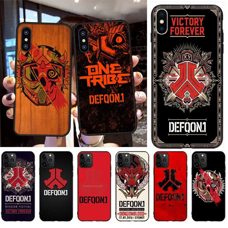 

CUTEWANAN Hot defqon 1 on sellLovely Phone Case for iPhone 11 pro XS MAX 8 7 6 6S Plus X 5S SE 2020 XR case