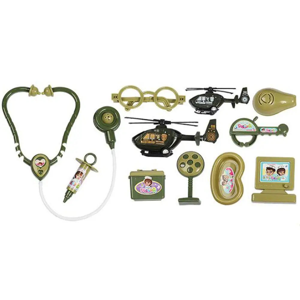 

Kuulee Play House Toys Puzzles Simulation Doctor Toys Children Oral Medical Injection Tool Doctor Play Toy Medical Gift Box