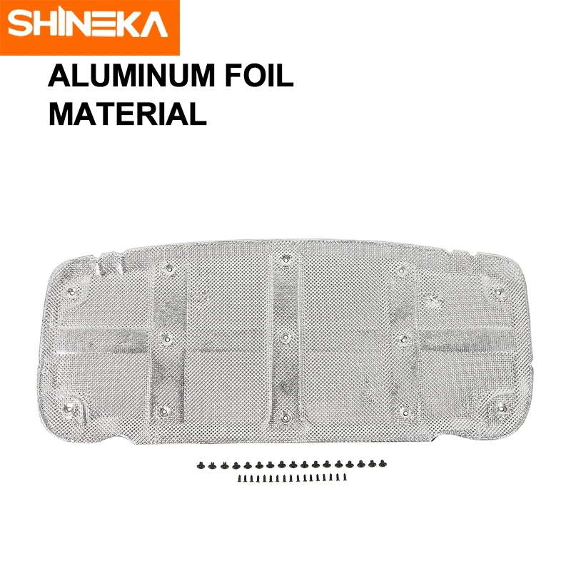 

SHINEKA Sound Heat Insulation Cotton Car Engine Hood Heat Insulation Sound Deadener Pad Accessories For Suzuki Jimny 2007-2017