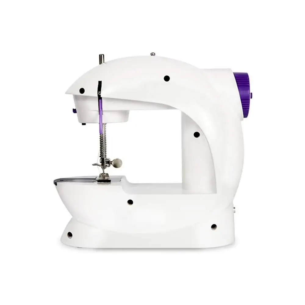 Мини швейная машина встроенный светильник для починки двойной Скорость строчкой