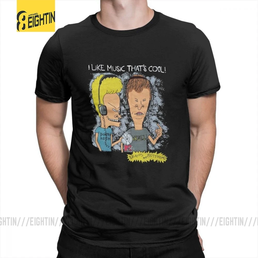 Футболка с коротким рукавом Beavis And Butthead футболка из 100% хлопка круглым вырезом