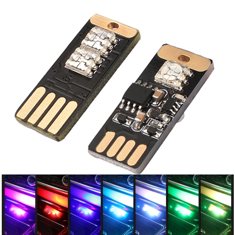 Автомобильная декоративная лампа светодиодная с голосовым управлением