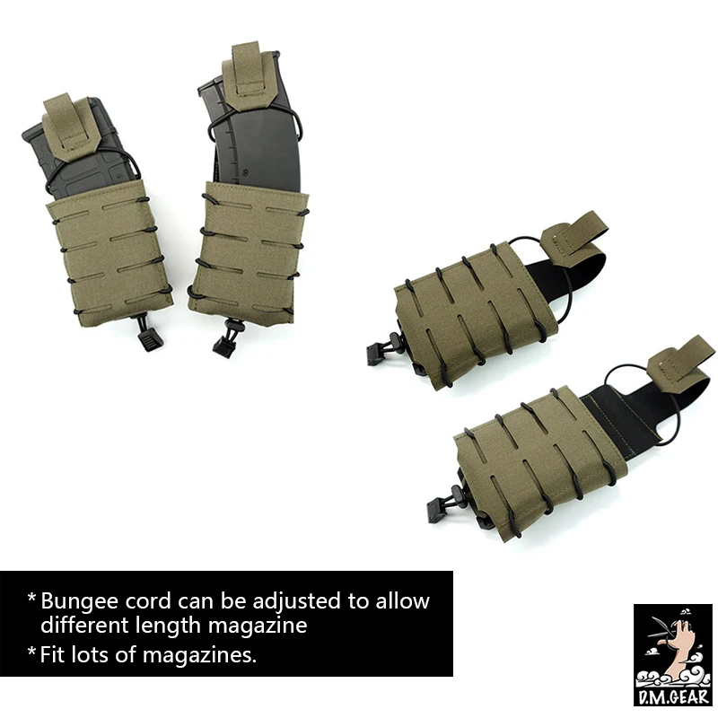 DMgear Тактический 5 56 7 62 универсальный органайзер для магазина быстросъемные