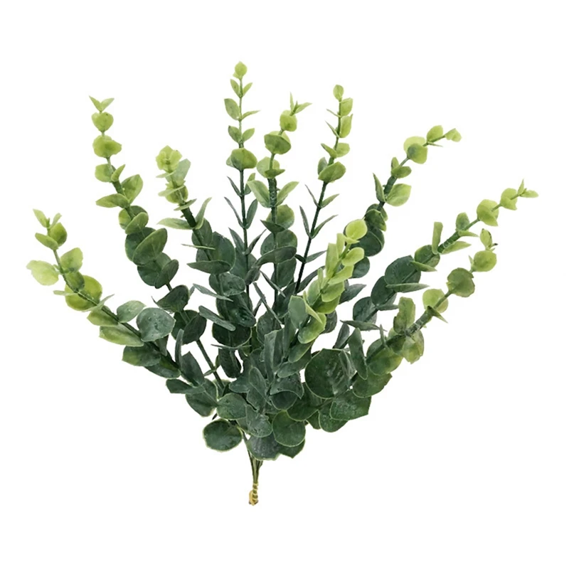 

HOT SALE 30 Pcs Artificial Eucalyptus Leaves Stem Short Branch Faux Eucalyptus Leaf for Wedding Bouquet Decorations