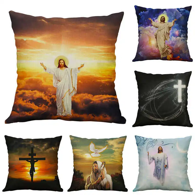 

Jesus Believer For God Sofa Decor case 18'' Cover Home Cushion Cross pillow