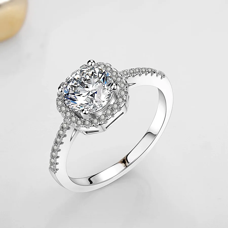 

Rings for Women Silver 925 Natural Aquamarine Wedding Fine Luxury Jewelry 4-10 size Simple Temperament Big Silver Rings Gift