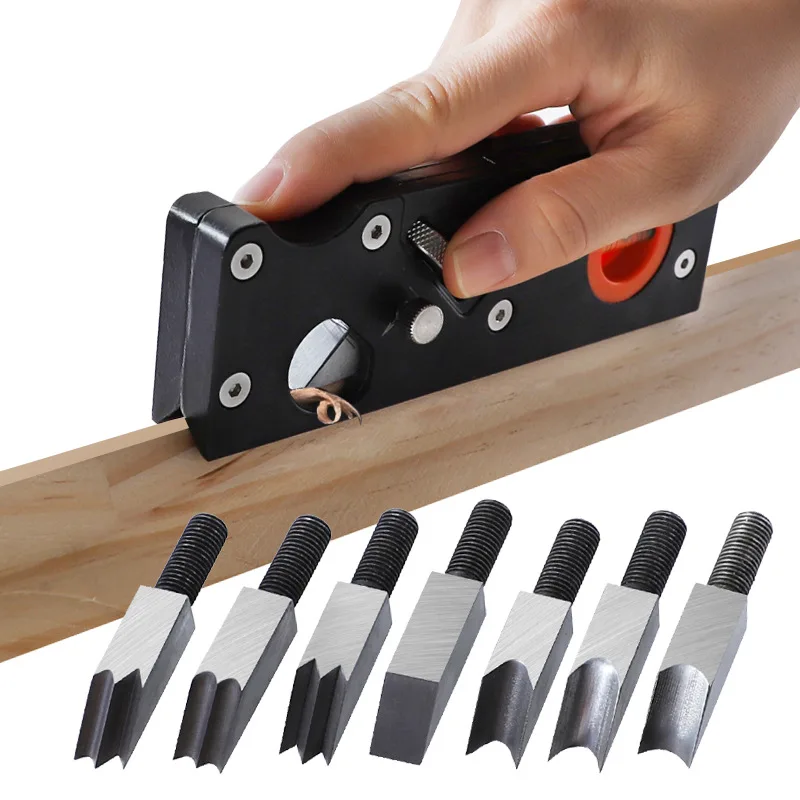 

Manual Planer Wood Edge Knife Corner Plane 45 Degree Bevel Chamfering and Trimming Woodworking Tool