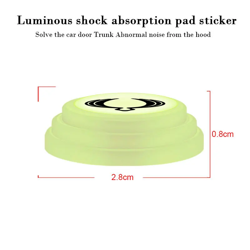 2/4 шт. амортизирующая подушка для автомобильной двери наклейка защиты от