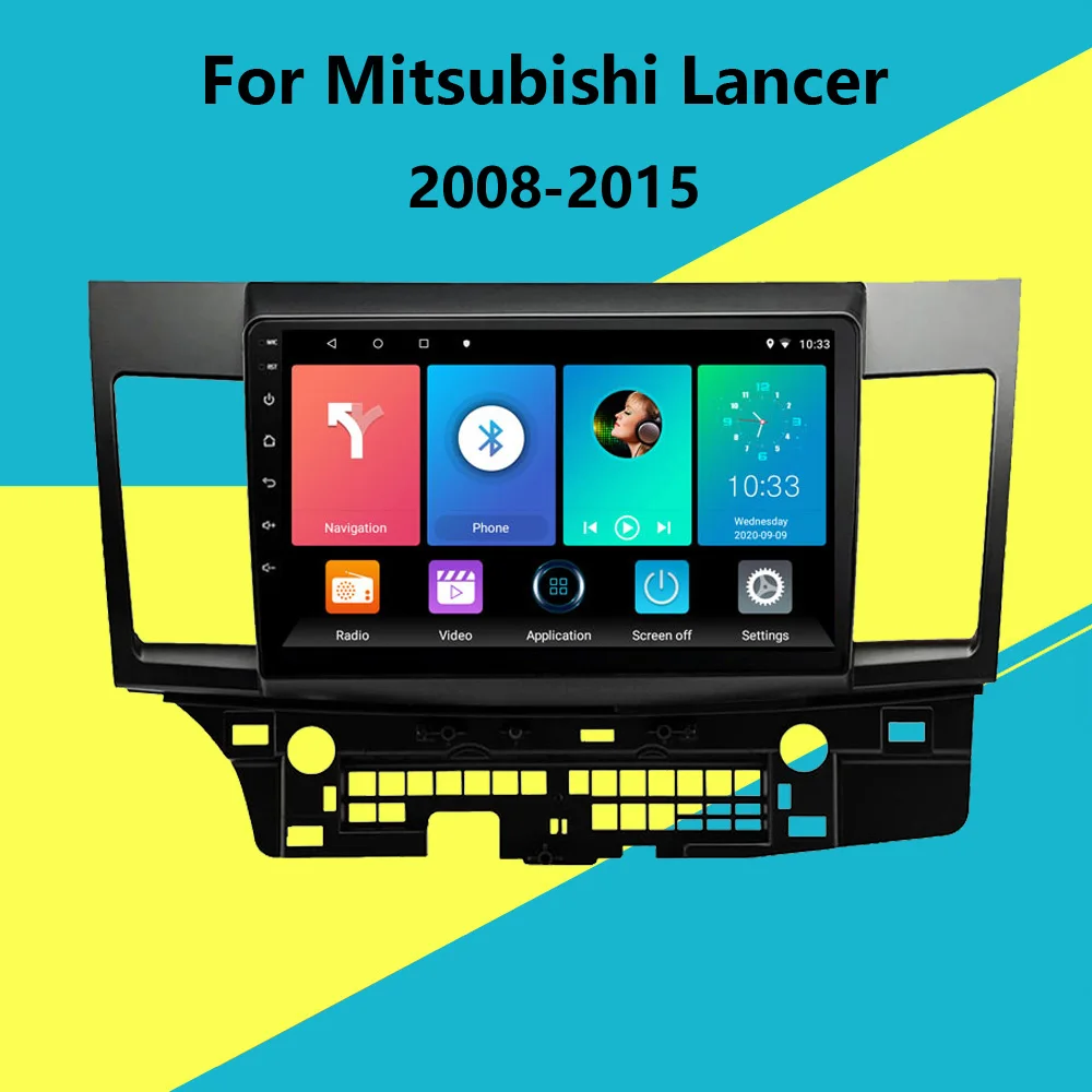 10 1 дюймов 2 Din Android 8 автомобильное радио для Mitsubishi Lancer 2008 2009 2010 2015 Bluetooth Wifi GPS