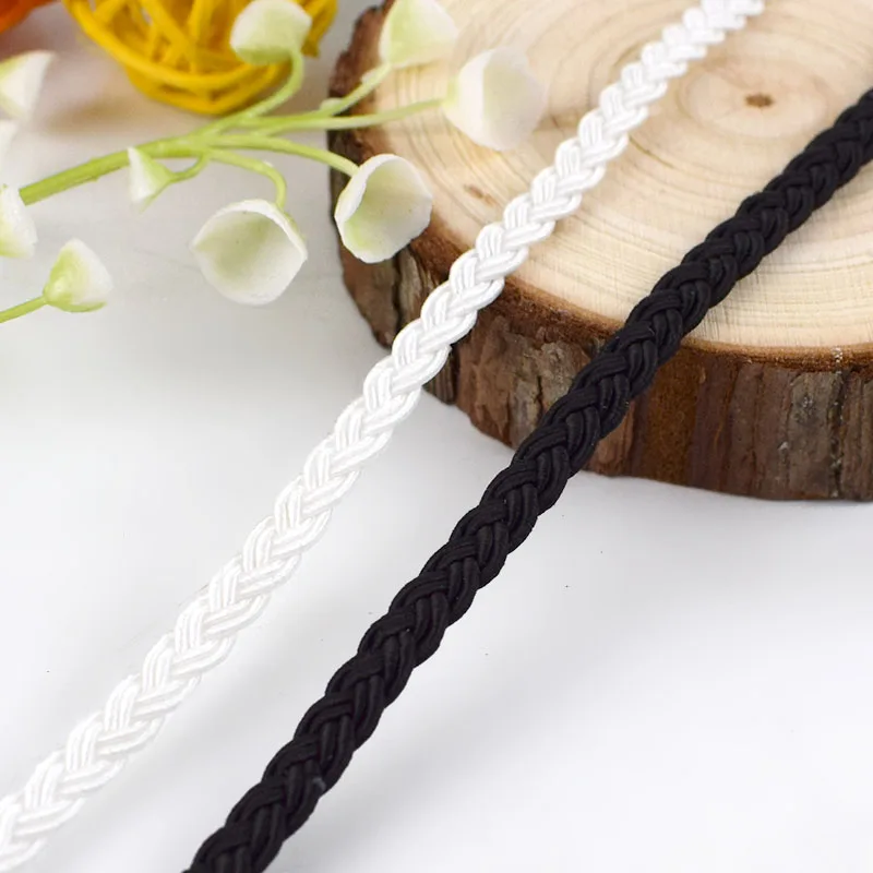 

Meetee 10meter 5mm Braid Lace Trims Ribbon DIY Handmade Crafts Sewing Garment Ribbion Clothing Decoration Accessories BD300