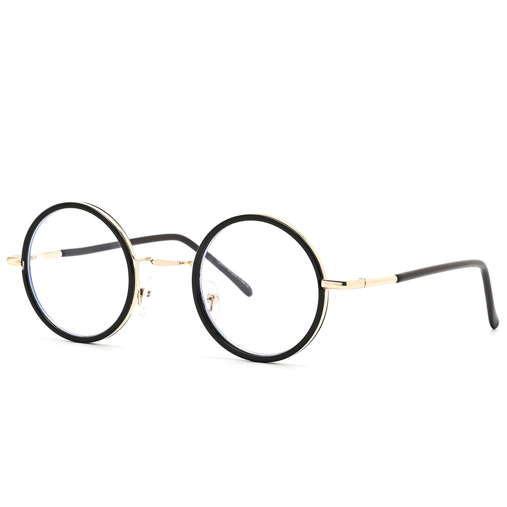 Очки компьютерные с защитой от сисветильник в круглой оправе 8104|Мужские защитные