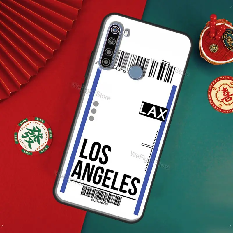 Чехол-этикетка для путешествий с билетом на авиаперевозки Xiaomi Redmi Note 9 Pro 9S 8T 7 8