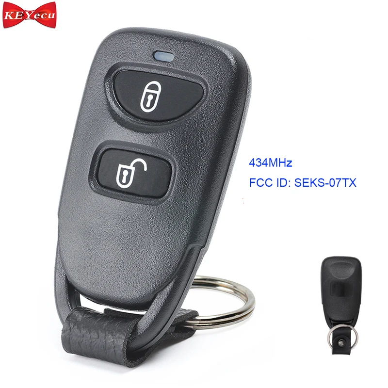 KEYECU для Kia Sportage 2005 2006 2007 2008 сменный пульт дистанционного управления автомобильный брелок 434 МГц SEKS-07TX
