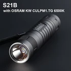 Конвой S21B с кВт CULPM1.TG и 6A драйвер, 21700 вспышка светильник Linterna фонарик СВЕТОДИОДНЫЙ кемпинговый Фонари рабочий светильник Портативный наружный светильник Инж