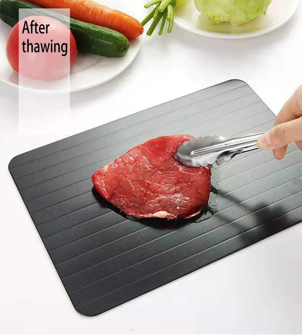 xiaomi youpin fast defrosting tray thaw food meat thawing fruit sea fish quick defrosting plate board tray kitchen gadget tool free global shipping