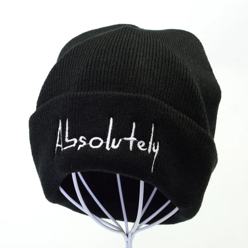 Зимние шапочки облегающие шапки для мужчин и женщин зимняя шапка с вышивкой