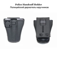 tactical police standard handcuff holster cuff pouch polymer shackles cover professional equipment belt waist holder case