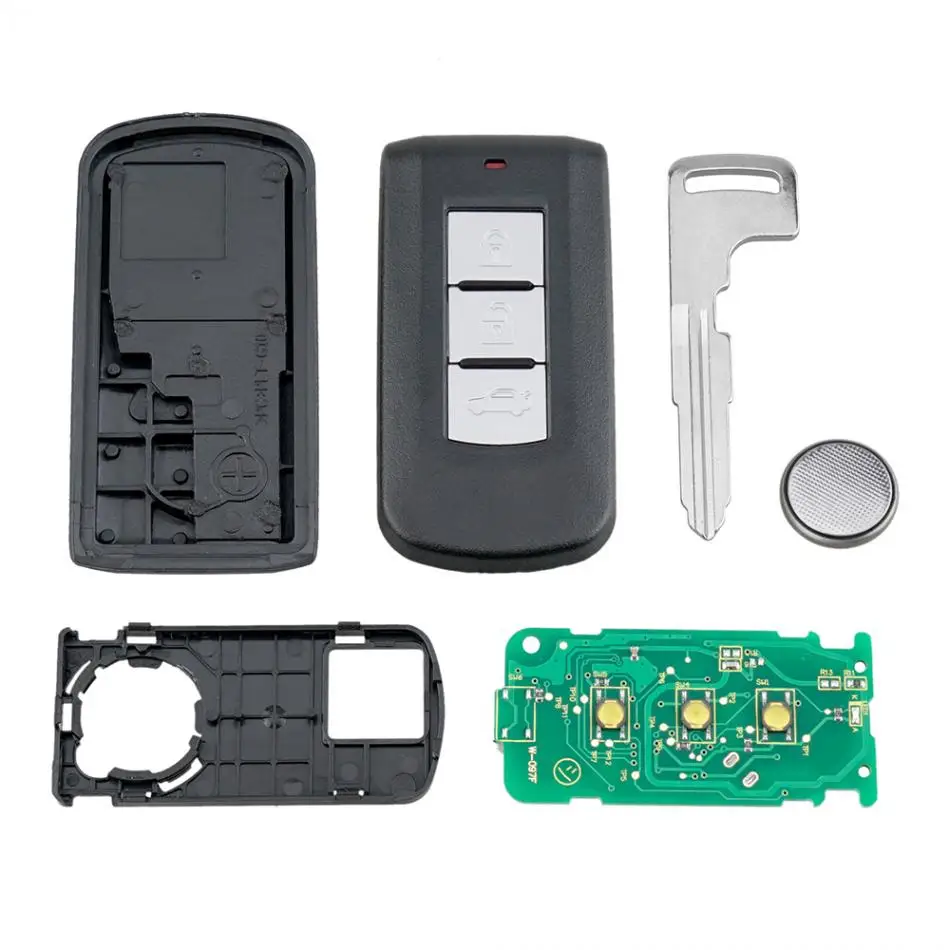 3 кнопки 433 Мгц дистанционный умный ключ-брелок от машины с ID46 PCF7952 чип G8D-644M-KEY-E