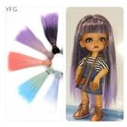 15 см * 100 см, y 25 см * 100 см, de largo recto alta temature ura fibra BJD SD pelucas de pelucas para muneecas envo gratis