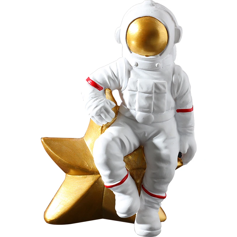

Space Astronaut Boy Birthday Party Decorations Kids Cake Decorations Dessert Table DIY Party Decor Space Man Sculpture Figures