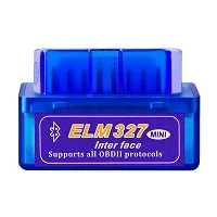 ELM327BLE BLUE Автомобильный диагностический сканер автомобильные аксессуары Bluetooth OBD2 сканер elm 327 Диагностический bluetooth OBD II - Цвет: ELM327BLE BLUE