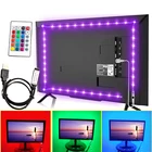 Светодиодная лента RGB с дистанционным управлением, USB 5050, 5 В