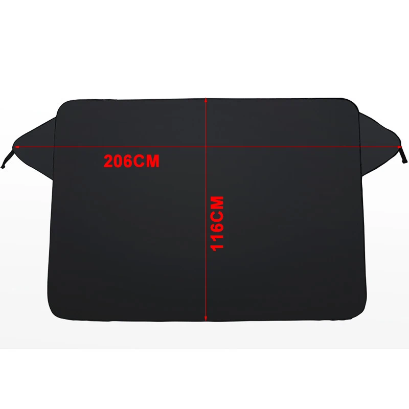 

206x116cm Antisnow Car Magnetic Windshield Summer Anti-UV Car Window Shade Car Front Sun Block Auto Rear Window Curtain Sunshade