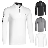 2020 spring golf clothing mens outdoor sports polo shirt golf clothes long sleeve breathable fast drying and sweat wicking