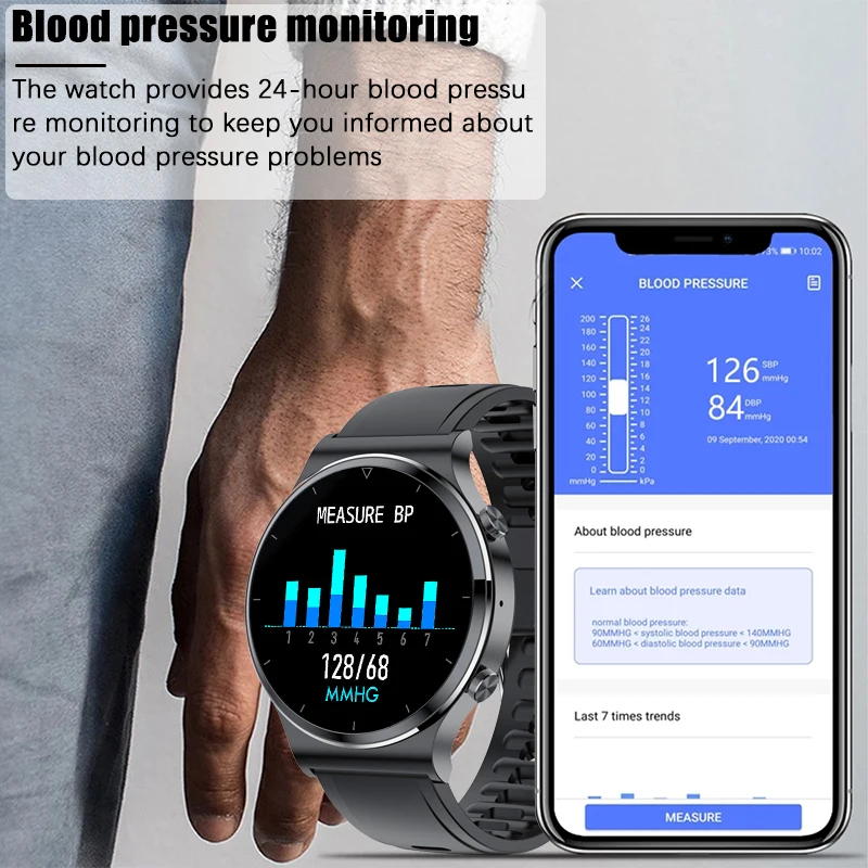 

2021 New Bluetooth Call watch Smart Band Watch Men Waterproof Full Touch Screen Sports Fitness Smartwatch For Huawei Xiaomi+box