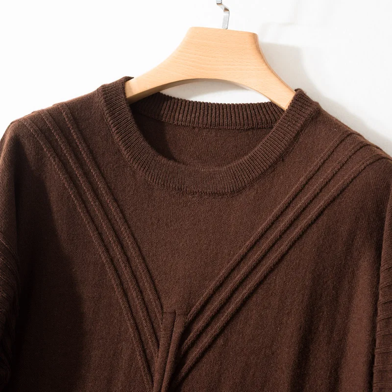 Женская трикотажная юбка-свитер ALKMENE19 свободный свитер большого размера с