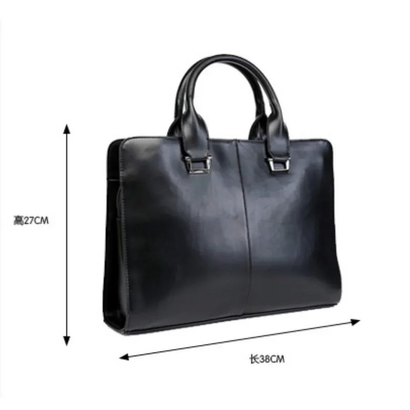 Сумка с ручками сверху для мужчин деловой сумка через плечо из искусственной