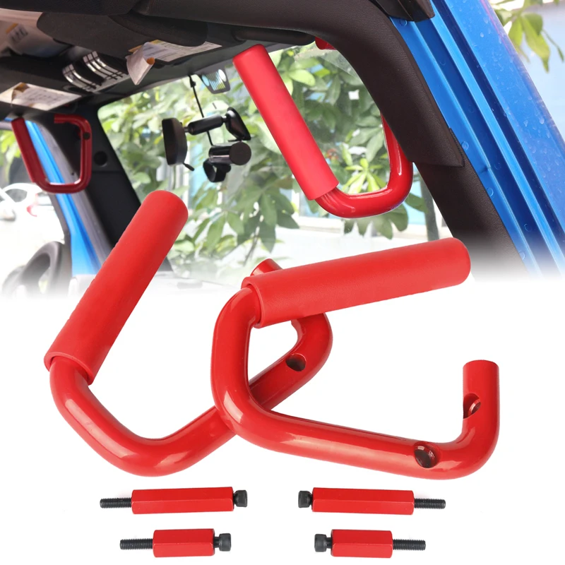 Красное черное розовое жесткое крепление передние захватные ручки и заднее