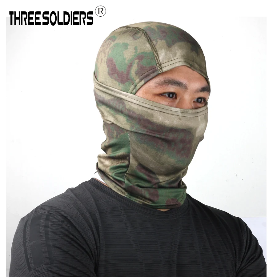 Tactical Camouflage A tacs FG Balaclava Full /half Face Mask  Hunting Cycling Sports Helmet Liner Cap Tactical Neck Gaiter scarf