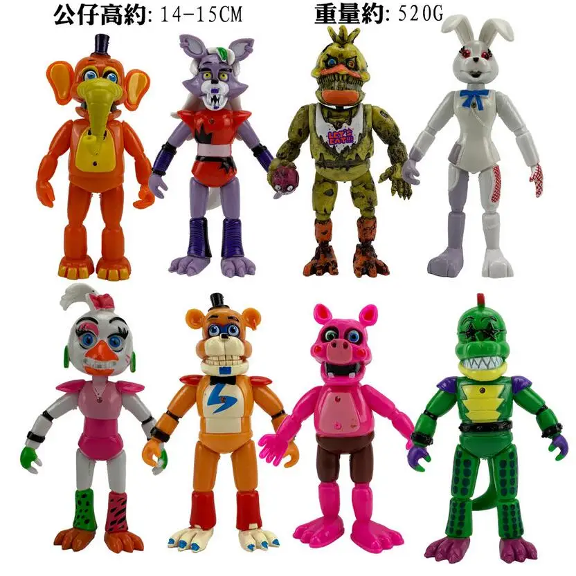 Пластик ПВХ Фредди игры фигурку с рисунком персонажей из пять ночей в Статуэтка