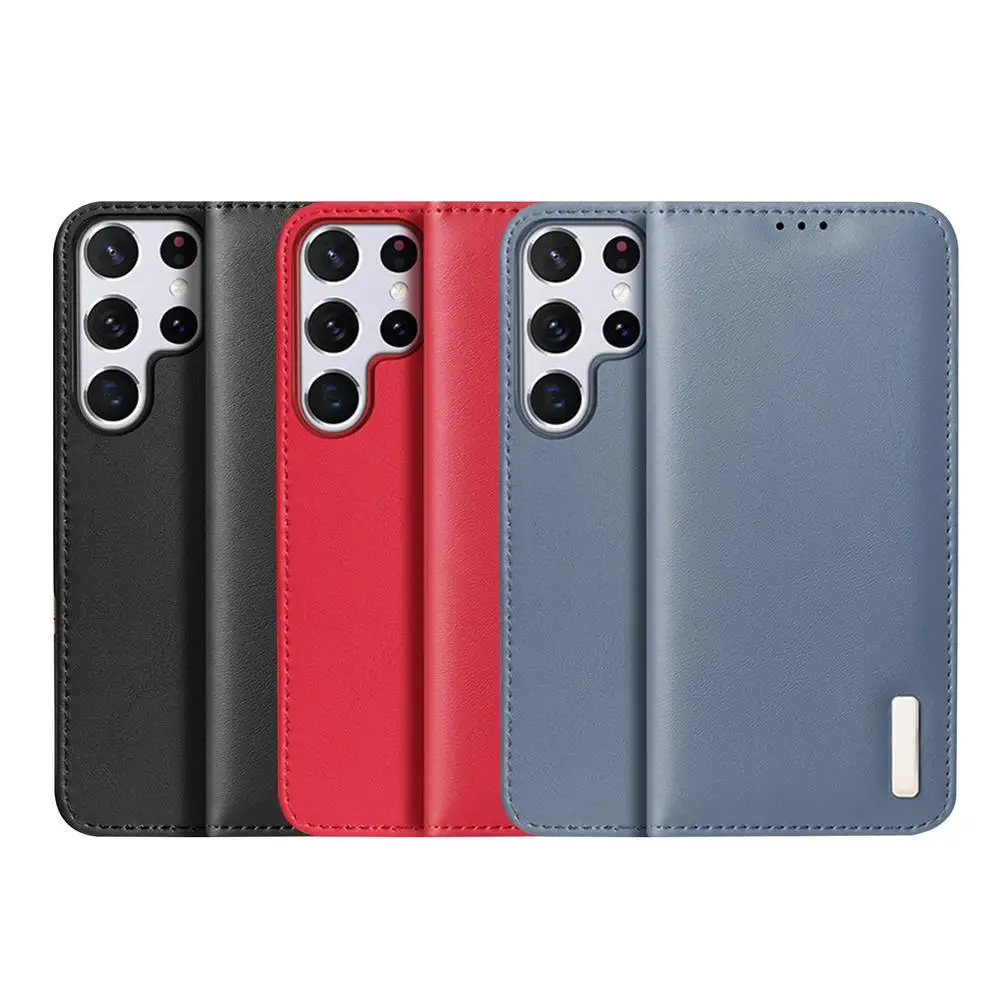 

Magnetic Case For Samsung S22 Plus Cover Luxury Cowhide Card Holder RFID Wallet Phone Case For Samsung S22 Protective Shell Skin