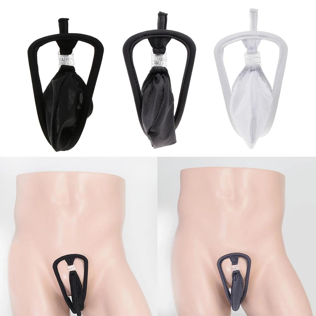 Мужское нижнее белье-футляр C-string Cover Up Short Jockstrap Нижнее белье стринги |