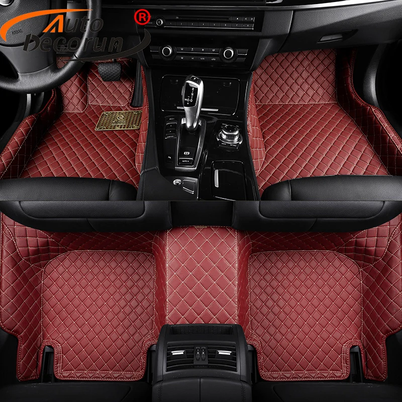 AutoDecorun Custom Fit Car Floor Mats For Acura RDX ZDX RL TL CDX Carpets Mat 3D Styling PVC Leather Waterproof Accessories | Автомобили и